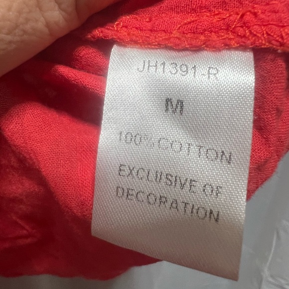 THML Arawak Flutter Sleeve Bohemian Top Size Medium - Picture 5 of 5